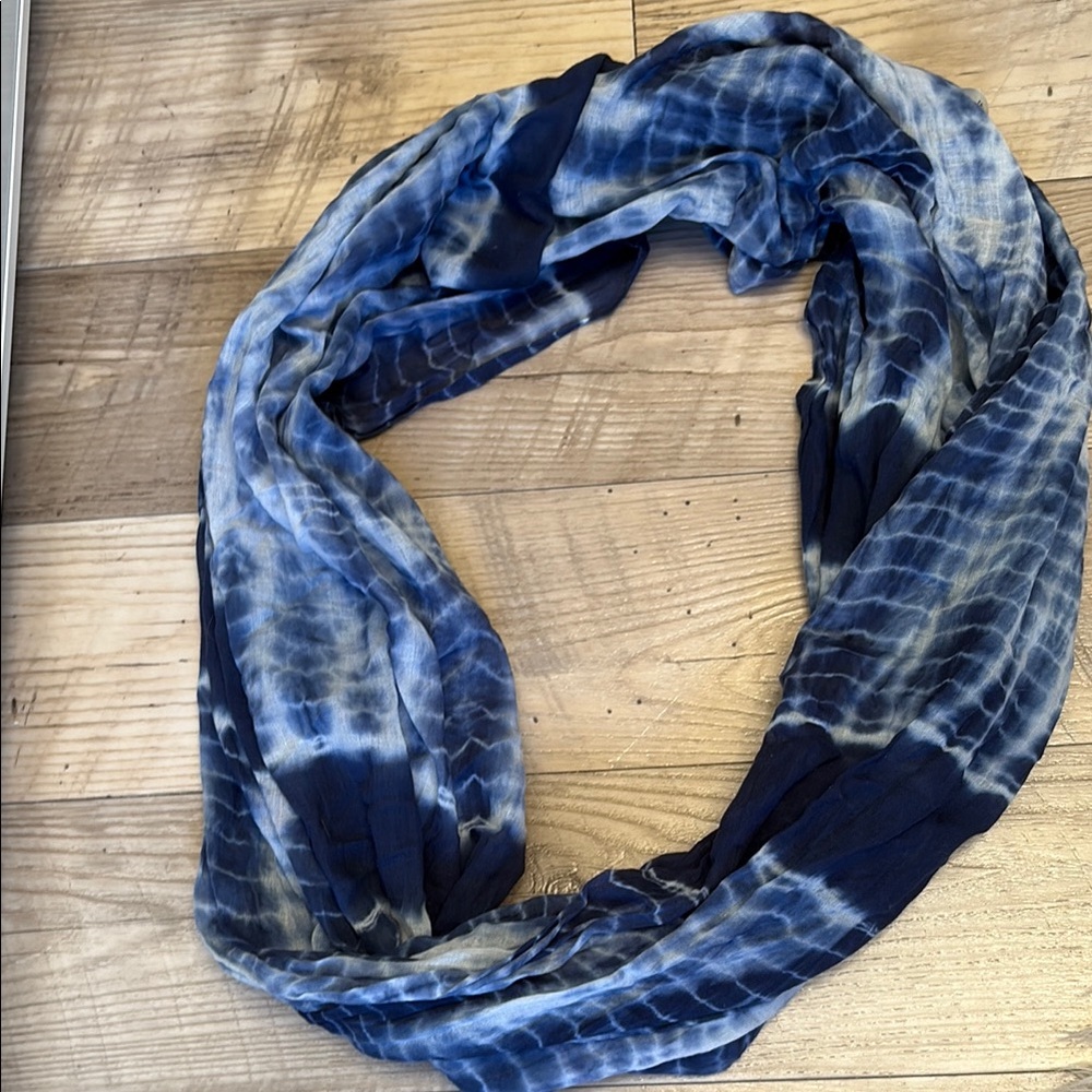 Joe Fresh Navy Tie-Dye Scarf